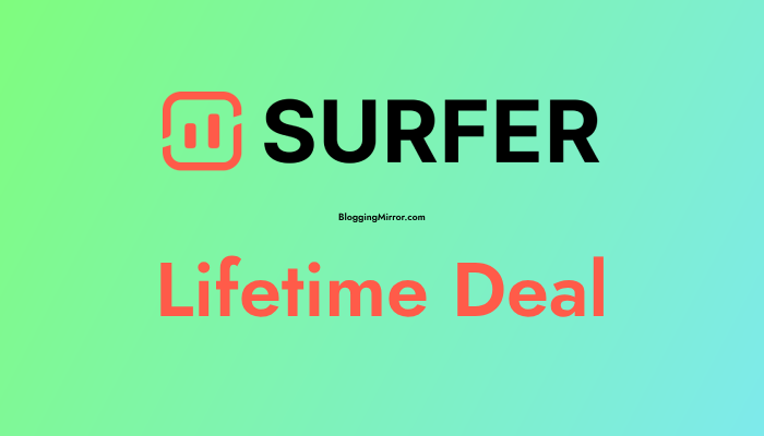 Surfer SEO Lifetime Deal